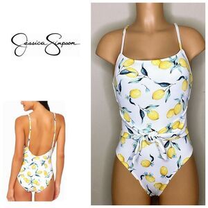 New. Jessica Simpson lemons swimsuit. Medium. Retails $98